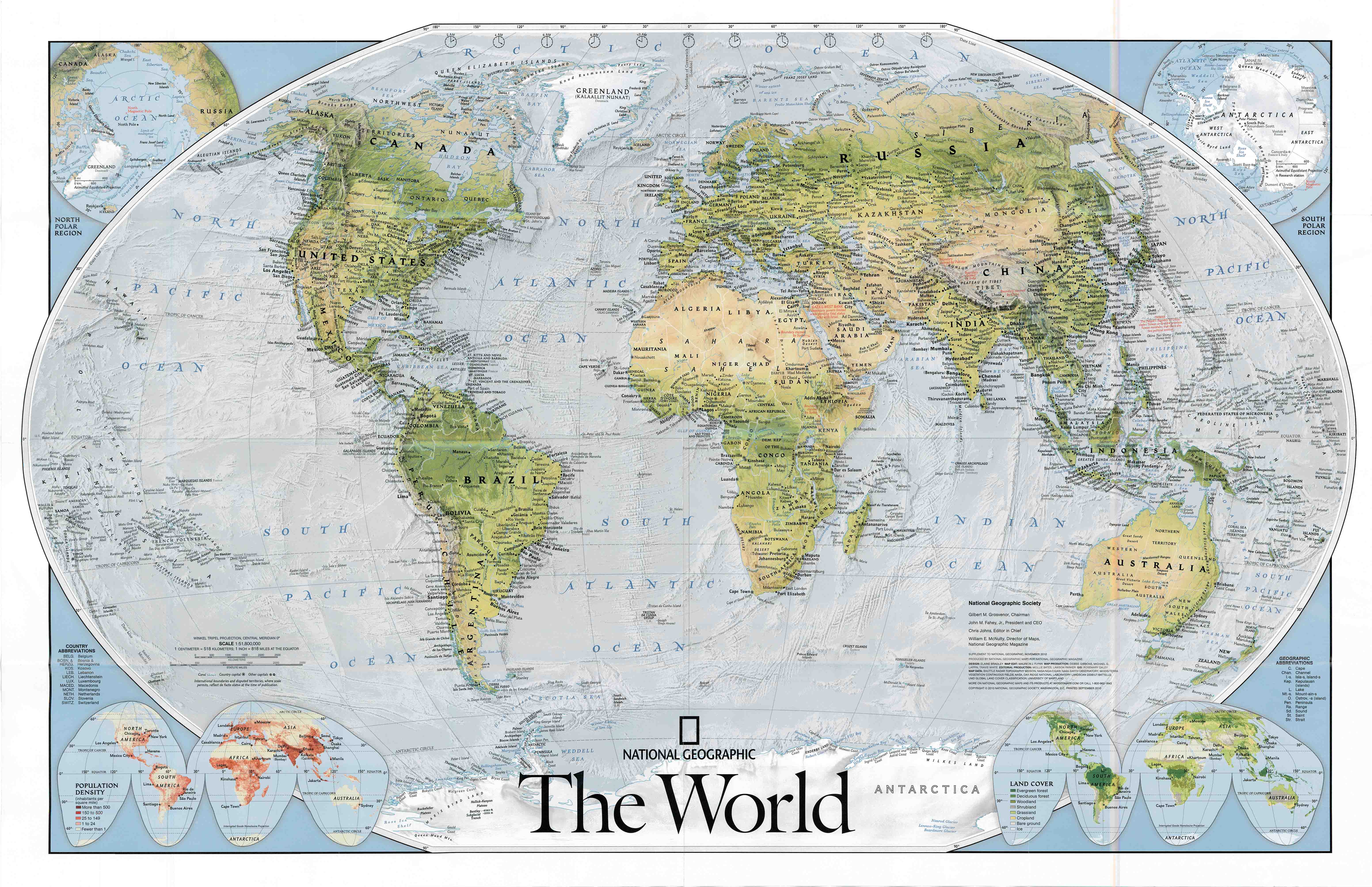 National Geographic World Map