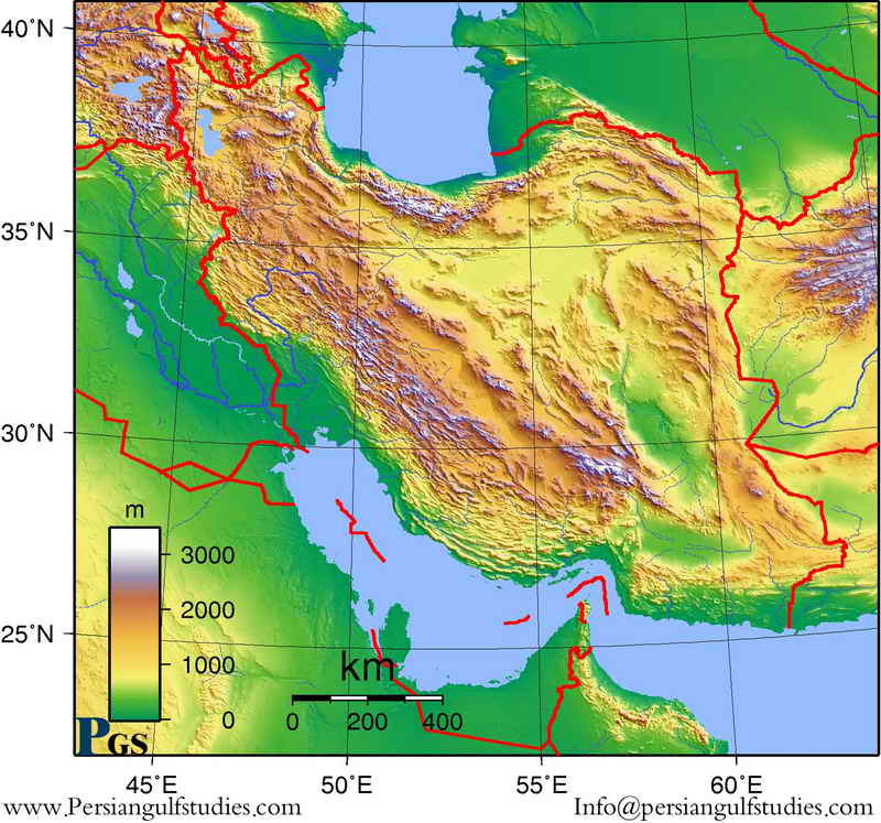 نقشه های توپوگرافی شهرهای ايران ( لاتین - تصویری - مقیاس متوسط 250000)