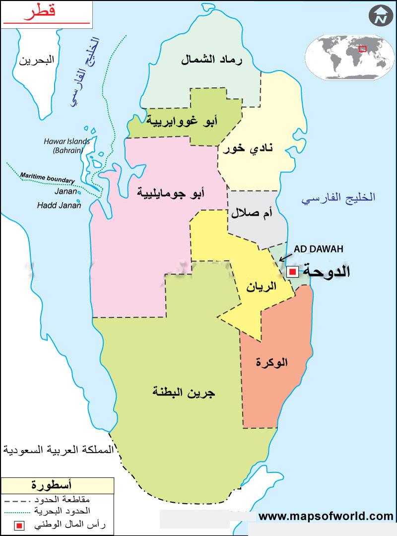 دولة قطر الدول العربية في الخليج الفارسي 